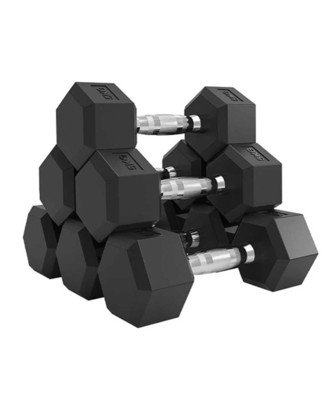 Hexagonal Dumbbell Set Pairs 12.50 / 15 / 17.50 / 20 kg