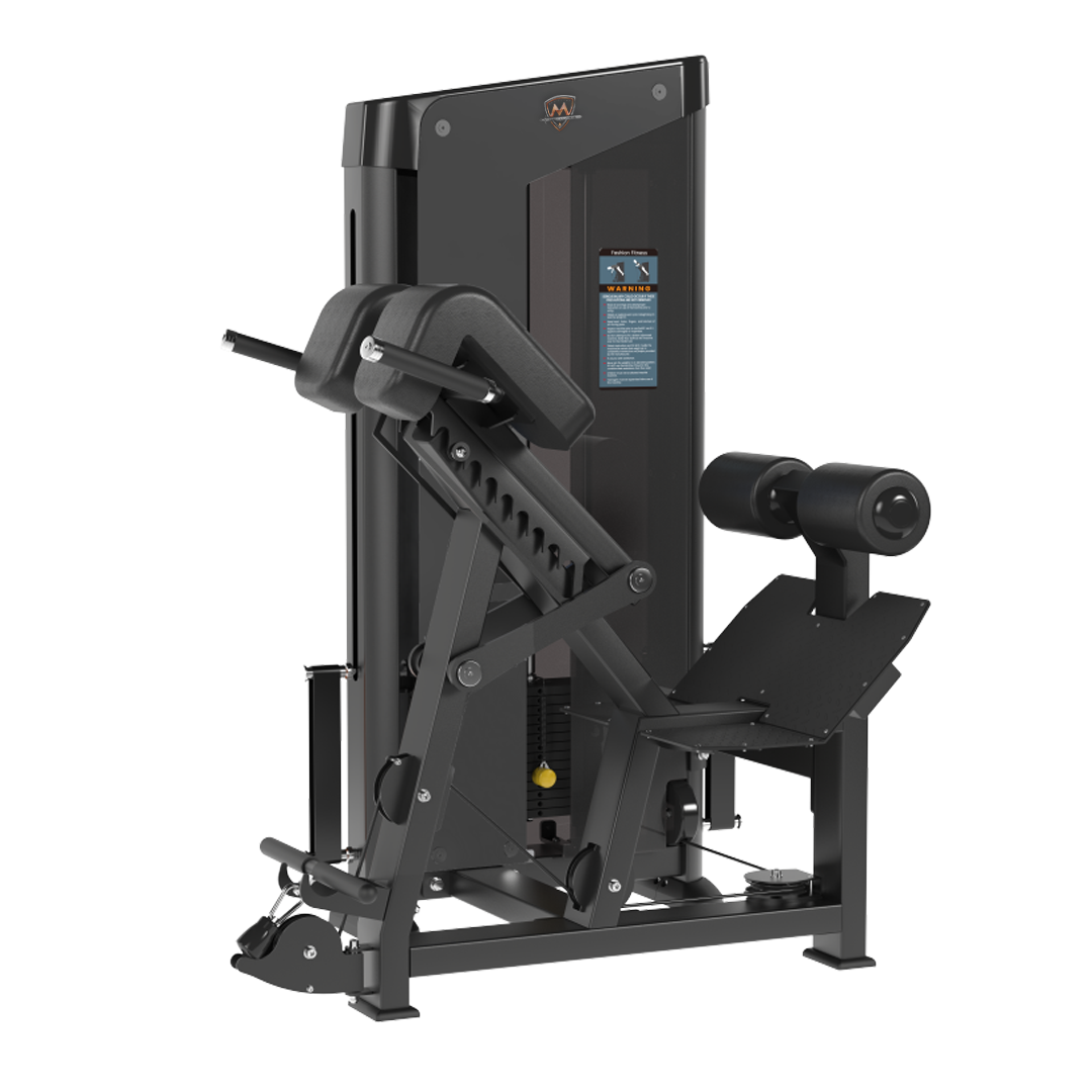 Roman Back Trainer Pin Loaded Machine Total Black