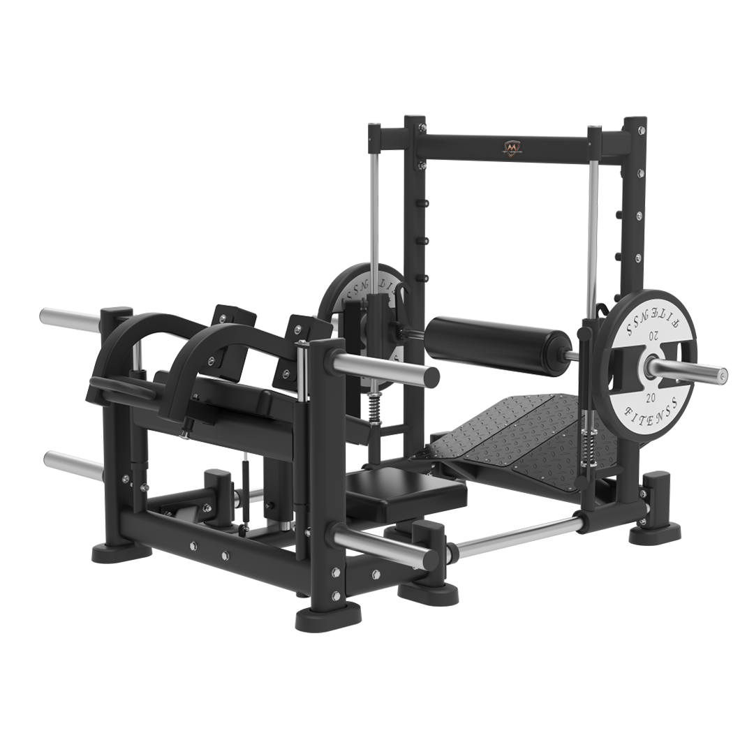 Hip Thrust Plate Loaded Machine Total Black